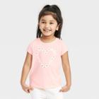 Toddler Girls' Heart Short Sleeve T-shirt - Cat & Jack