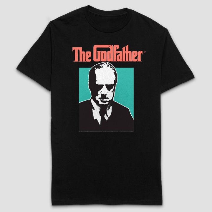 Paramount Pictures Men's The Godfather Short Sleeve Graphic T-shirt - Black