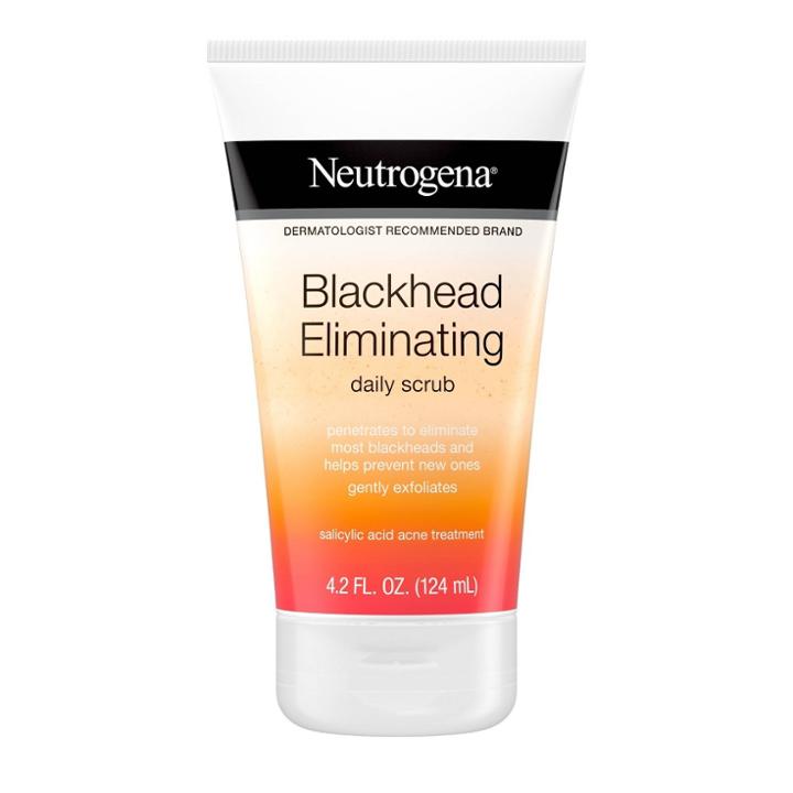Neutrogena Exfoliating Blackhead Salicylic Acid Face Scrub - 4.2oz, Adult Unisex