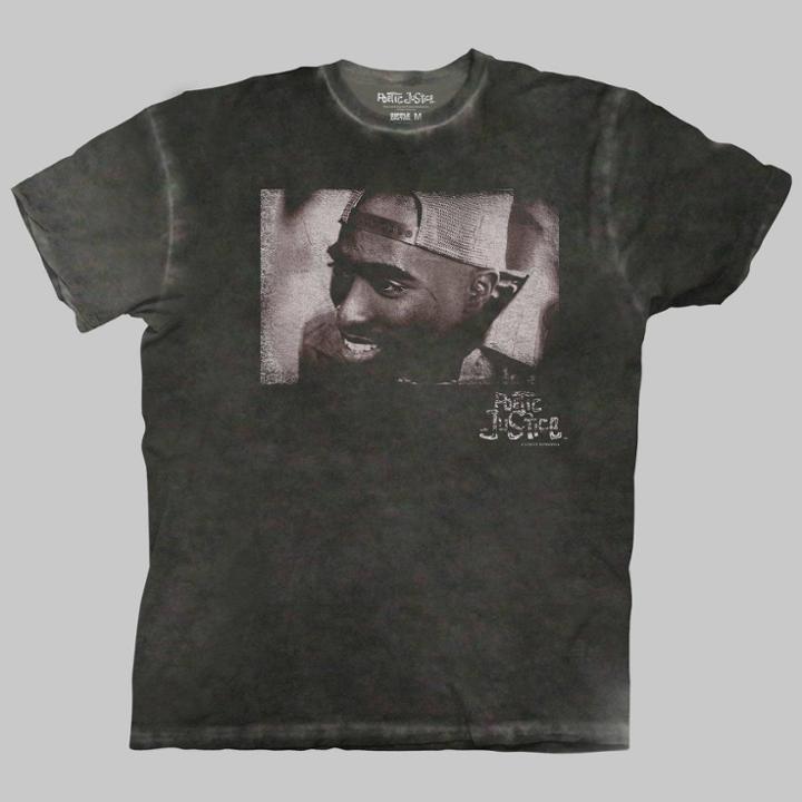 Ripple Junction Men's Poetic Justice Short Sleeve Graphic T-shirt - Gray S, Men's, Size: