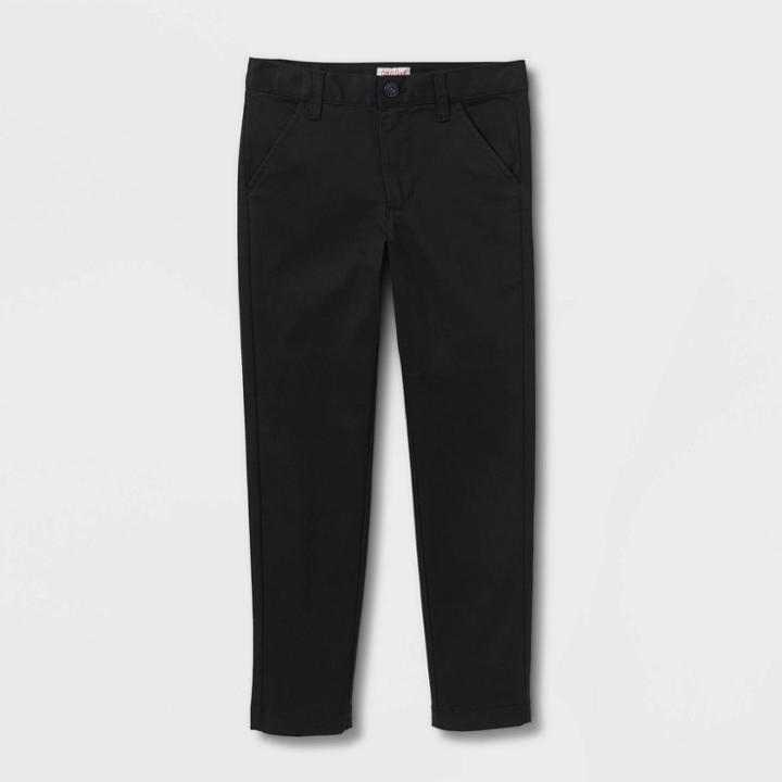 Plusboys' Skinny Fit Uniform Chino Pants - Cat & Jack Black