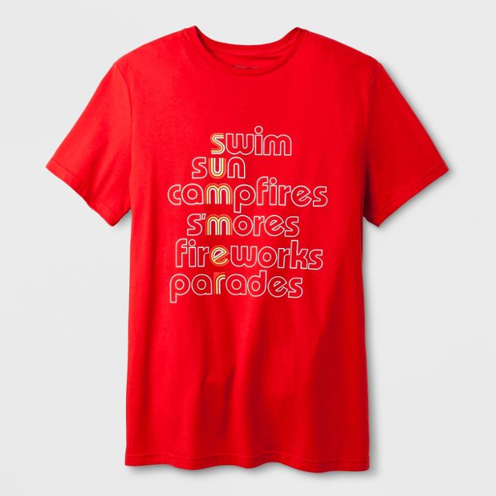Shinsung Tongsang Men's Short Sleeve Summer T-shirt - Wowzer Red