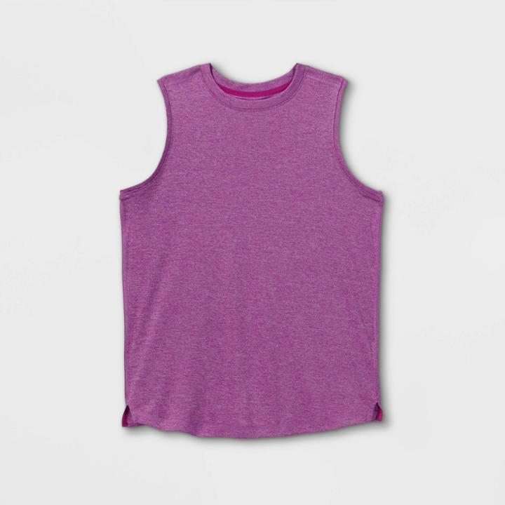 Boys' Sleeveless Tech T-shirt - All In Motion Purple