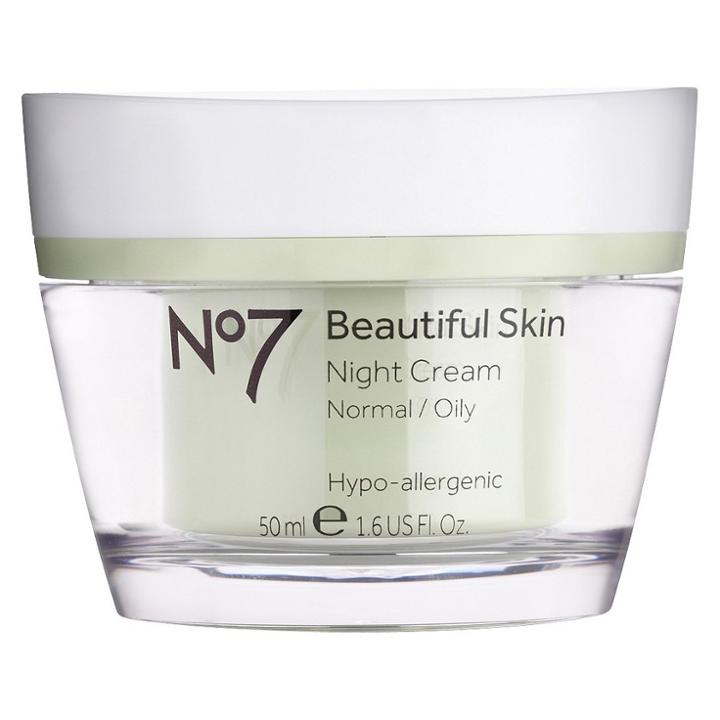 No7 Beautiful Skin Night Cream Normal/oily