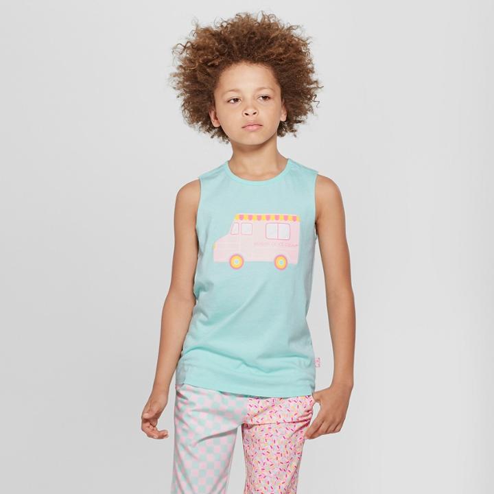 Boys Graphic Tank Top - Art Class Blue