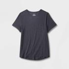 Men's Relaxed Fit Short Sleeve Adaptive Pocket T-shirt - Goodfellow & Co Navy Blue