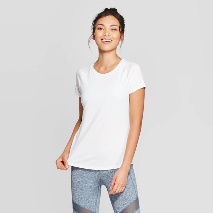 Women's Short Sleeve Soft T-shirt - C9 Champion White