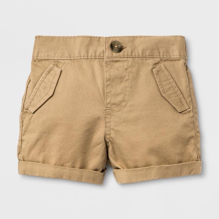 Baby Boys' Chino Shorts - Cat & Jack Khaki