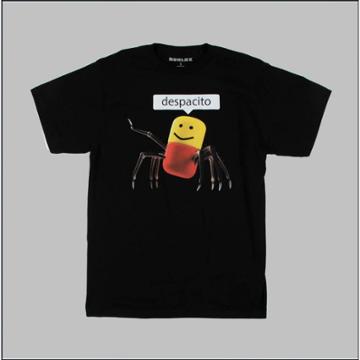 Men's Roblox Despacito Short Sleeve Graphic T-shirt - Black