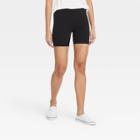 Women's Cotton 5 Inseam Bike Shorts - Xhilaration Black