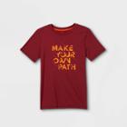 All In Motion Boys' Short Sleeve 'make Your Own Path' Graphic T-shirt - All In