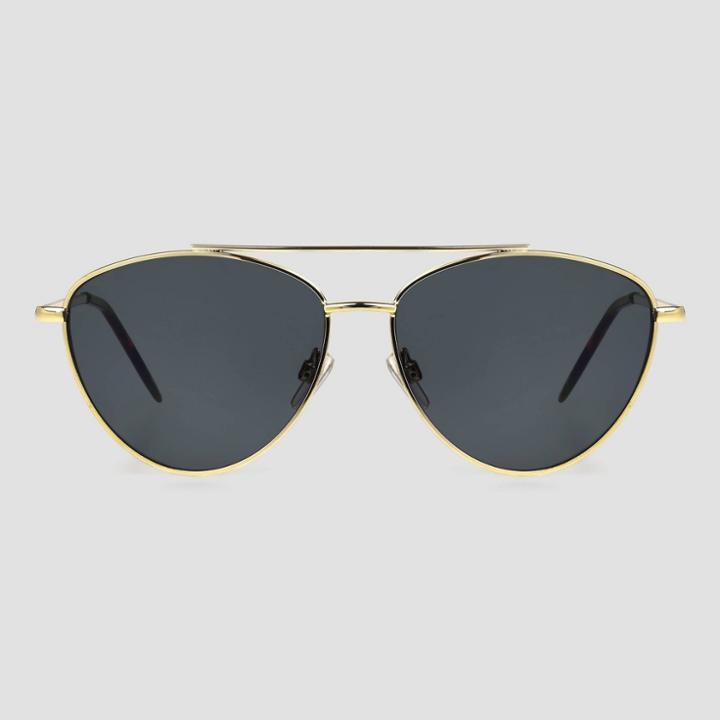 Women's Cateye Aviator Sunglasses - Universal Thread Gold