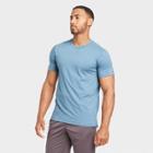 Men's Short Sleeve Performance T-shirt - All In Motion Blue Gray M, Men's,