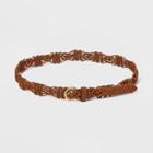 Women's Macrame Belt - Universal Thread Rust