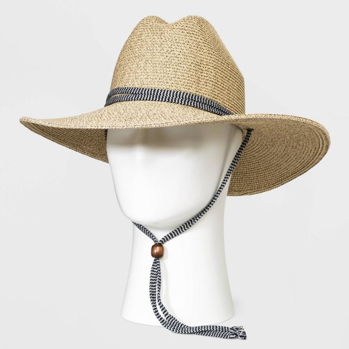 Chin Strap Straw Hat - Goodfellow & Co Tan