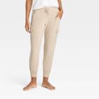 Women's Stretch Woven Taper Cargo Pants - All In Motion Khaki Xs-short, Beige