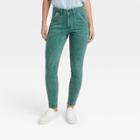 Women's High-rise Skinny Jeans - Universal Thread Teal Green