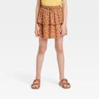 Girls' Short Woven Skirt - Cat & Jack Orange