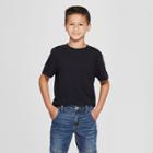 Petiteboys' Short Sleeve T-shirt - Cat & Jack Black L, Boy's,