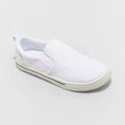 Kids' Blaine Slip-on Apparel Sneakers - Cat & Jack White