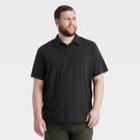 Men's Short Sleeve Polo Shirt - All In Motion Black