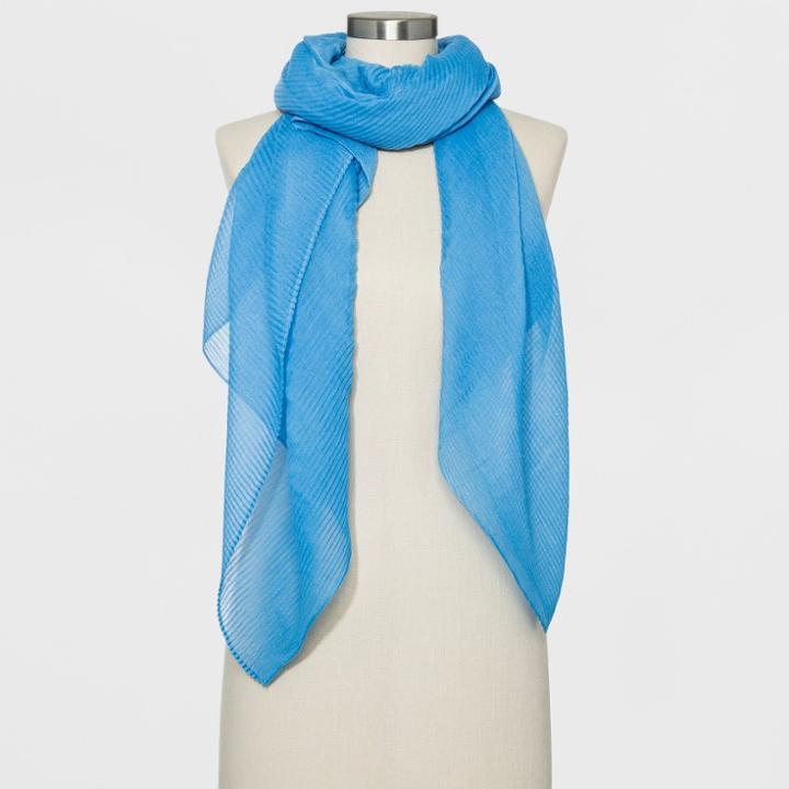 Women's Woven Light Weight Oblong - A New Day Blue
