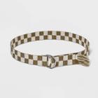 Women's Checkered D Ring Belt - Universal Thread