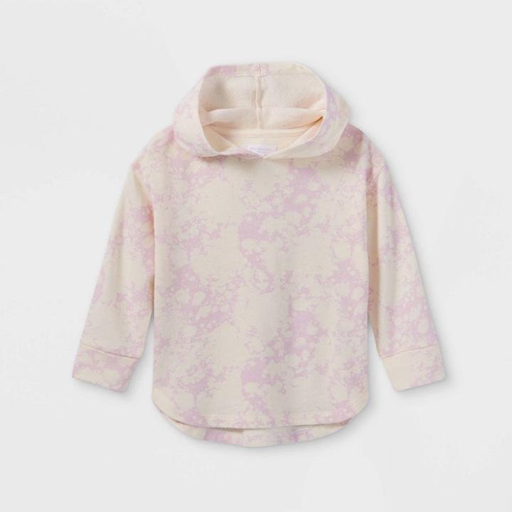 Grayson Mini Toddler Girls' Tie-dye Pullover Sweatshirt - Purple