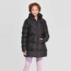 Women's Mid-length Puffer Jacket - C9 Champion Black