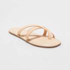Women's Colette Strappy Flip Flop Sandals - Universal Thread Bone
