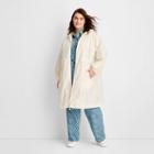 Women's Cinched Waist Hooded Jacket - Future Collective With Gabriella Karefa-johnson Ivory