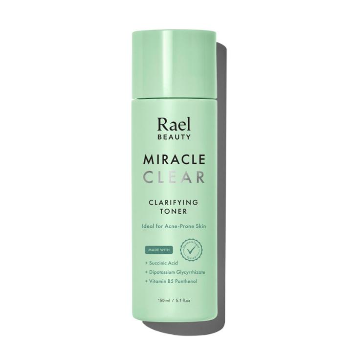 Rael Beauty Miracle Clear Succinic Acid Clarifying Facial Toner For Acne