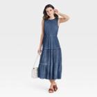 Women's Sleeveless Knit Dress - Knox Rose Navy