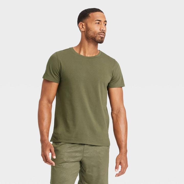 Men's Performance T-shirt - All In Motion Olive