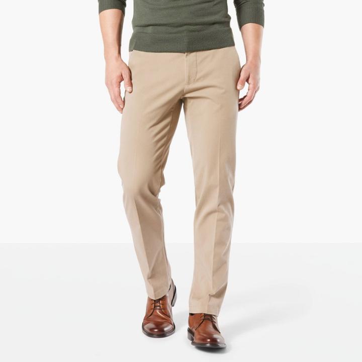 Dockers Men's Straight Fit Smart 360 Flex Workday Chino Pants - Safari Beige