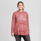 Women's Plus Size So Extra Graphic Hoodie - Modern Lux (juniors') - Burgundy