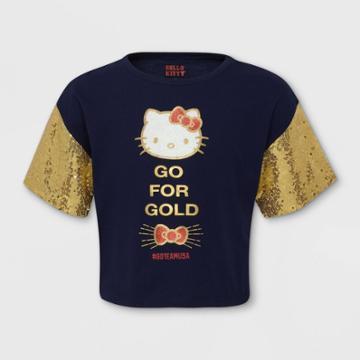 Olympics Girls' Short Sleeve Team Usa T-shirt -