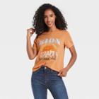Zoe+liv Women's Zion Short Sleeve Graphic T-shirt - Camel