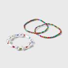 Stretch Bracelet With Beads Set 3pc - A New Day , One Color