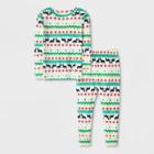 Toddler Girls' Fair Isle Pajama Set - Cat & Jack Ivory