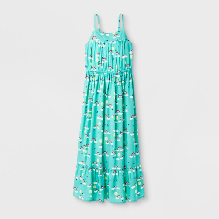 Girls' Woven Maxi Dress - Cat & Jack Green