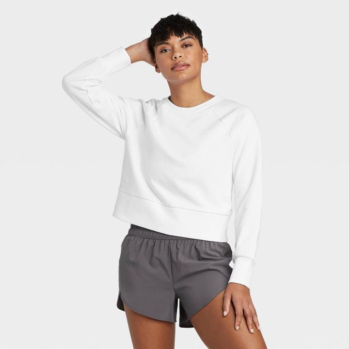 Women's Baja Sweatshirt - All In Motion White
