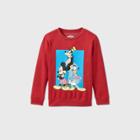 Boys' Disney Mickey Mouse & Friends Fleece Sweatshirt - Red