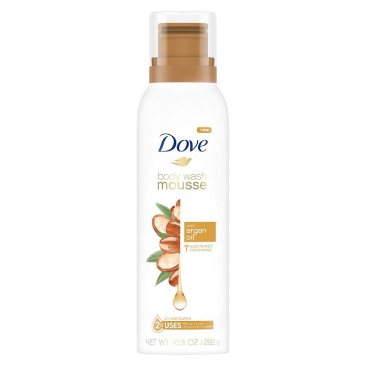 Dove Mousse With Argan Oil Body Wash