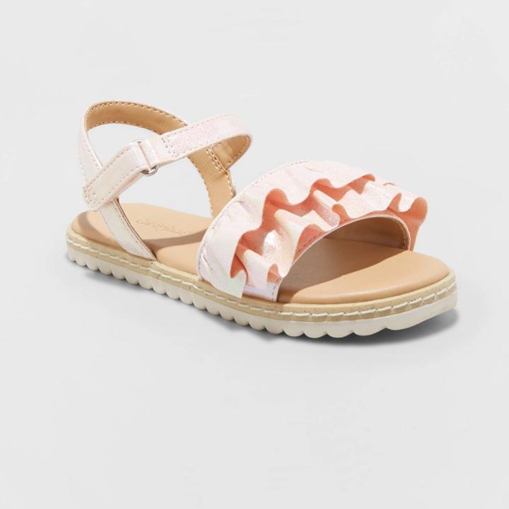 Toddler Girls' Abigail Ankle Strap Sandals - Cat & Jack Pink