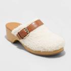 Women's Indra Slip-on Clog Heels - Universal Thread Cream