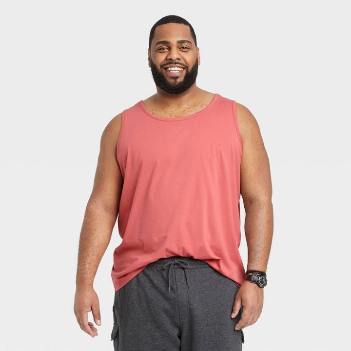 Men's Big & Tall Tank Top - Goodfellow & Co Pink