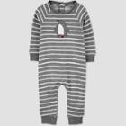 Baby Boys' Penguin Jumpsuit - Just One You Made By Carter's Gray Newborn