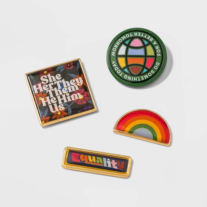 No Brand Pride Be Kind Pin