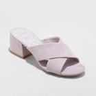 Women's Dv Ashli Crossband Heeled Mules - Lilac (purple)